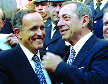 Mario Cuomo and Rudy Giuliani / Image:thoughtmerchant.com 